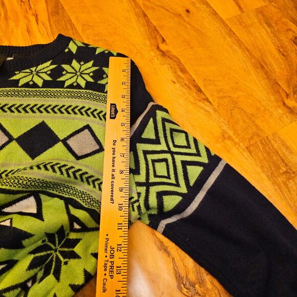 Seahawks SzL Ugly Football sweater. Football Game day. Super Fan. Seattle team - Picture 6 of 15